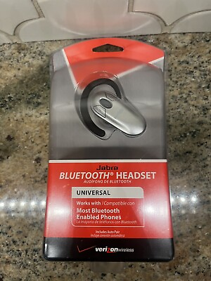 #ad Verizon Jabra Universal Bluetooth Headset Earpiece VBT185Z Open Box $4.01