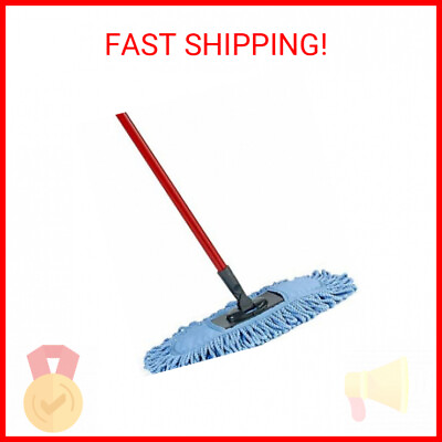 #ad Dual Action Microfiber Sweeper Dust Mop Red $19.87