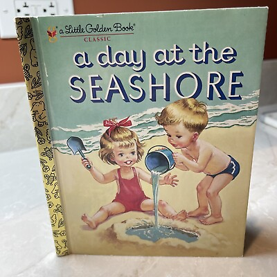 #ad A Day at the Seashore LITTLE GOLDEN BOOK 1979 $8.99