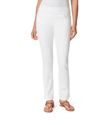 #ad Gloria Vanderbilt Women#x27;s Vintage White Amanda Pull On Denim Jeans NWT Size 18 $12.00