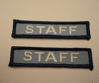 #ad TWO 1989 National Boy Scout Jamboree STAFF Strips $11.95