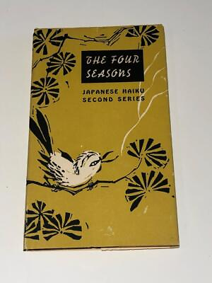 #ad The Four Seasons Japanese Haiku 1958 First Edition Peter Pauper Press HB DJ $13.99