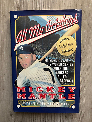 #ad New York Yankees Mickey Mantle Book quot;All My Octobersquot; $9.99