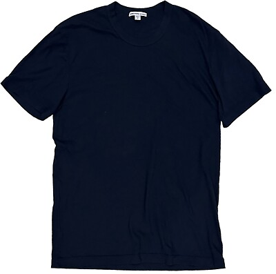 James Perse Men#x27;s Royal Blue Wash Short Sleeve Crewneck T Shirt $29.55