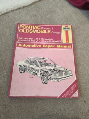 #ad Pontiac Phoenix amp; Oldsmobile Omega 1980 thru 1984 X Car Haynes Repair Manual $3.19