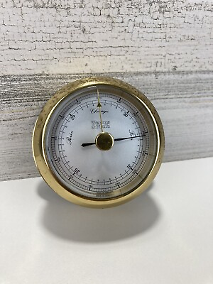 Vintage Weems amp; Plath Nautical Maritime Barometer Desk Brass Germany $65.00