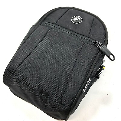 #ad Pacsafe Metrosafe Hip and Shoulder Bag 100 No Strap Anti Theft Black RFID SAFE $26.00