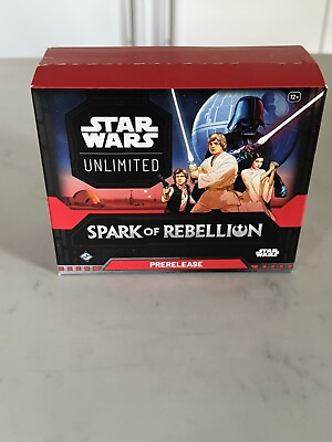 #ad Star Wars Unlimited Spark of Rebellion Prerelease Kit Ships Same Day $95.00