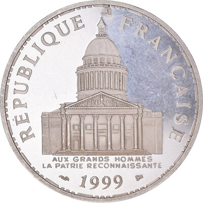 #ad #ad #188266 Coin France Panthéon 100 Francs 1999 Paris Proof MS Sil ver $128.70