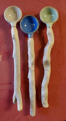 #ad Kanes Driftwood Studio Driftwood Art Spoons 3 Made In Canada Kitchen Art Spoon $28.50