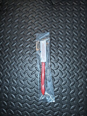 #ad Cutco 1759 Red Handle Serrated Table Knife New in Sealed Package $49.94