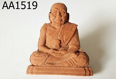 #ad Holy Monk LP Thuad Tuad Wat Huai Mongkol Protect Thai Amulet #aa1519a $23.00