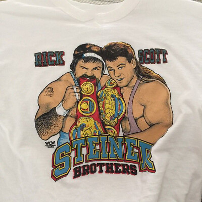 #ad Rick and Scott Rechsteiner The Steiner Brother T Shirt Cotton Tee For Men S 4Xl $22.99