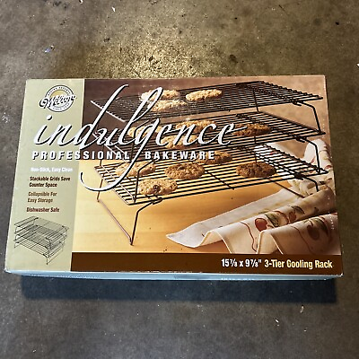 #ad WILTON Indulgence 15 7 8 x 9 7 8 3 Tier Cooling Rack Pro Bakeware Brand New A4 $13.99