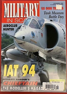 #ad Military in Scale November 1994 Military Model Magazine Published in England $10.00