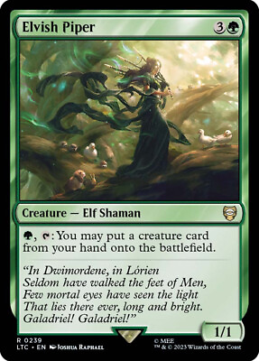 MTG Elvish Piper The Lord of the Rings Commander $3.69