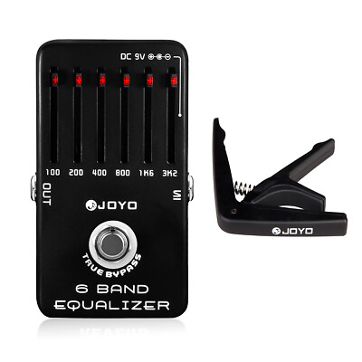#ad JOYO 6 Band EQ Equalizer Pedal ±18dB Range Guitar Effect Pedal Guitar Capo $36.89
