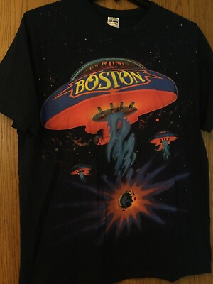 #ad Boston World Tour 2014 Blue Shirt XL $45.00