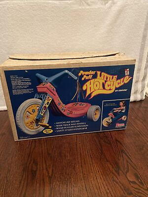 #ad VTG Powder Puff Little Hot Cycle Empire Toys BOX ONLY 1970s $34.99