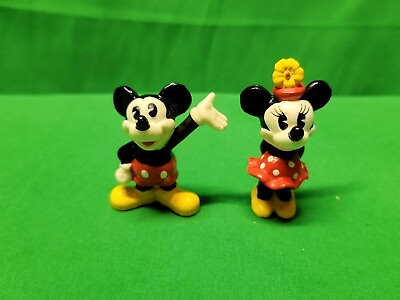 #ad disney miniatures lot mickey and minnie $8.99