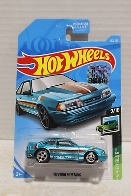 #ad HOT WHEELS SUPER TREASURE HUNT ‘92 FORD MUSTANG FACTORY SEALED W PROTECTOR 2019 $69.99