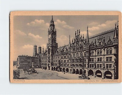 #ad Postcard Rathaus Mit Frauenkirche Munich Germany USA $9.09
