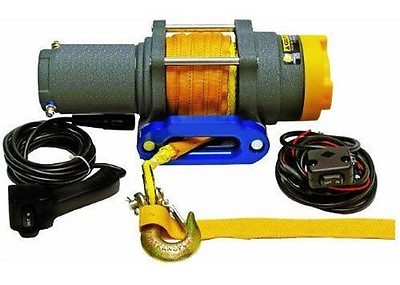 #ad WINCH Heavy Duty 12 Volt DC 1.3 Hp 2500 Lb Cap 50 Ft Synthetic Rope $940.16