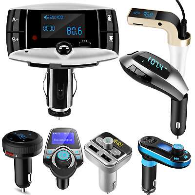 #ad Car Wireless FM Transmitter MP3 Player Hands free Radio Adapter Kit USB Charger $14.00