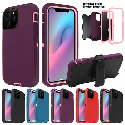 #ad For iPhone 11 Pro Max Shockproof Armor Case Cover Belt Clip Fits Otterbox $11.95