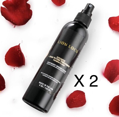 #ad Lion Locs Rosewater treatment Spray Dreads Dreadlocks. Pack Of Two $17.99