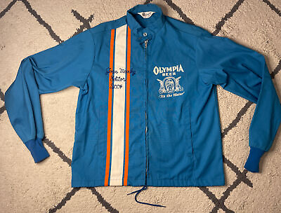 #ad Joan Manley Olympia Beer Swingster Jacket SCCA NW Rally Racing Seattle Frank WA $299.99