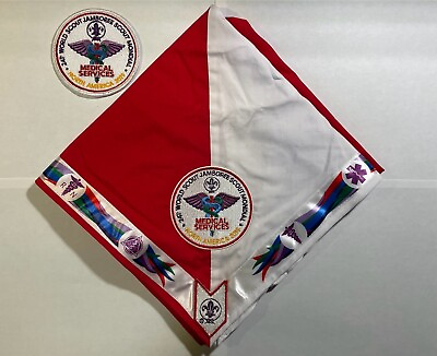 #ad 2019 World scout jamboree Medial Neckerchief And Patch rare $75.00