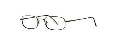 #ad Tech Flex Titanium 1503 Brown Mens Eyeglass Frames Size 51 19 145 $19.95