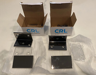 #ad Two Sets Of CRL GE90SGM Geneva Series Wall Mount Bracket for Glass Shower $19.00