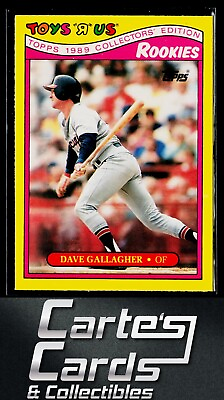 #ad Dave Gallagher 1989 Topps Toys quot;Rquot; Us Rookies #9 Chicago White Sox $1.50