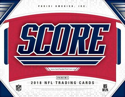 #ad 2018 Score Scorecard Football Parallel Cards Pick From List 1 250 $1.99