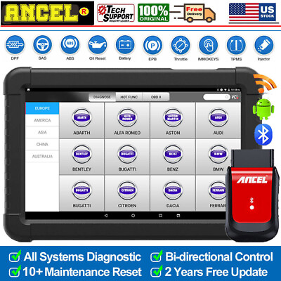 #ad ANCEL X6 Car Diagnostic Tool Bidirectional All Systems OBD2 Scanner Code Reader $260.00