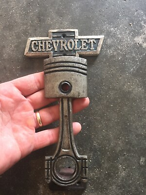 #ad Chevrolet Chevy Cast Iron Door Handle 9INCH Patina Collector Auto Car Truck GIFT $48.69