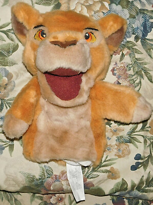 #ad Walt Disney The Lion King II KIARA LION HAND PUPPET Plush STUFFED ANIMAL Toy O $8.99