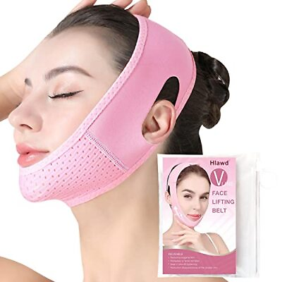 Double Chin Reducer Reusable V Line Mask Face Lifting Belt Chin Strap for D $13.66