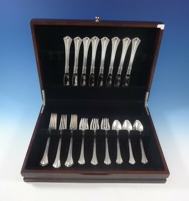 #ad Eighteenth Century by Reed amp; Barton 18th Sterling Silver Flatware Set 32 Pieces $1755.00