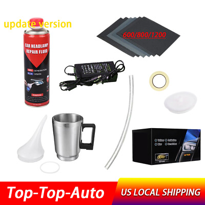 #ad Headlight Restoration Kit Car Cleaning Kit Repair Chemical Polishing Liquid 800g $39.99