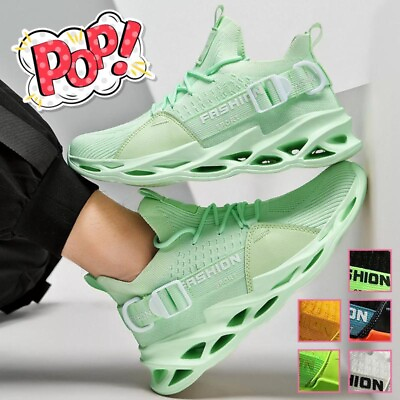 #ad Men#x27;s Women Fashion Sneakers Casual Sports Light Outdoor Running Athletic Shoes $24.99