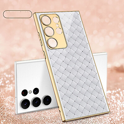 #ad Phone Case Cover Protective Case Electroplated Hole S23 NEW for Samsung s23Ultra $10.19