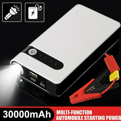30000mAh Portable Car Jump Starter Booster Jumper Box Power Bank Battery Charger $26.63