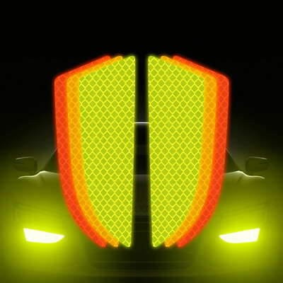 #ad High Intensity Reflective Strips Car Front Bumper Safety Stickers High Vis Viz $5.89