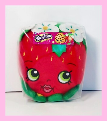 #ad ❤️Shopkins Strawberry Kiss 6” Plush Stuffed Fruit Toy❤️ $7.98