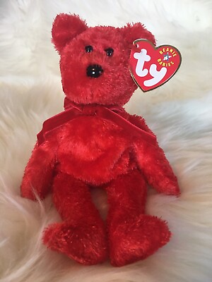 #ad TY BEANIE BABY SIZZLE the BEAR MINT with MINT TAGS 2001 RETIRED $4.99