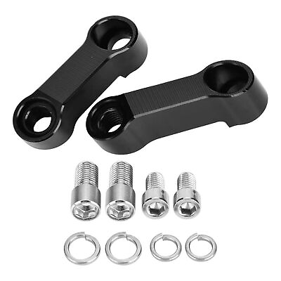 #ad Motorcycle Alloy Handlebar Rearview Mirror Mount Riser Extender Adapter 8mm 10mm $12.76