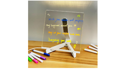 #ad LED Note Board with Colors Acrylic LED Writing Board Wet Erase Board FOR Offic $23.99